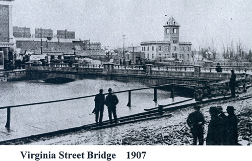 Virginia St. Bridge 1907 flood