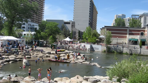 Truckee River downtown Reno