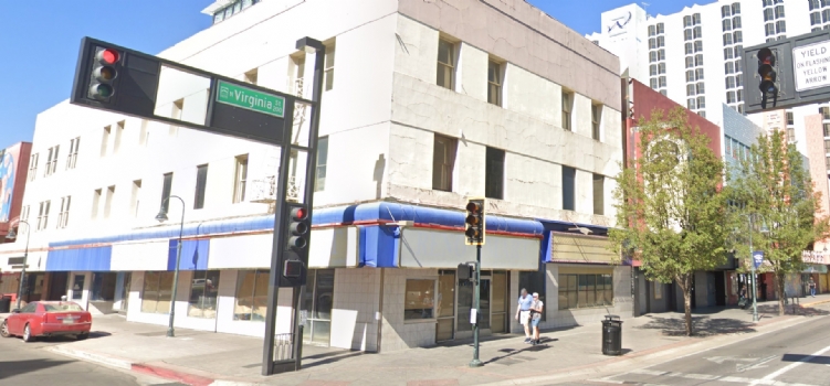 Permit in process to restore facade at 201 N Virginia (Byington Building)