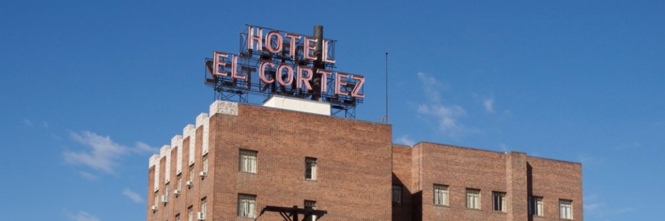El Cortez's Awning Comes Down, Exposes Beautiful Work Underneath