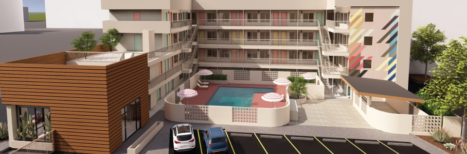 First permit submitted for 215 West 4th, the Bonanza Inn conversion to The Breeze First permit submitted for 215 West 4th, the Bonanza Inn conversion to The Breeze