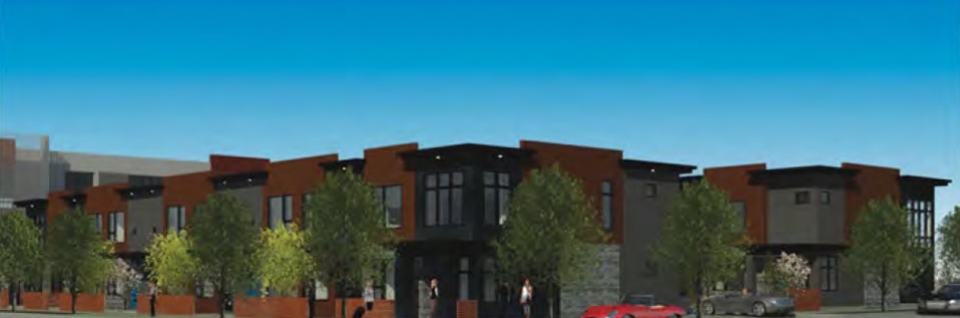 Permits submitted for three townhomes as part of High Street Townhomes project