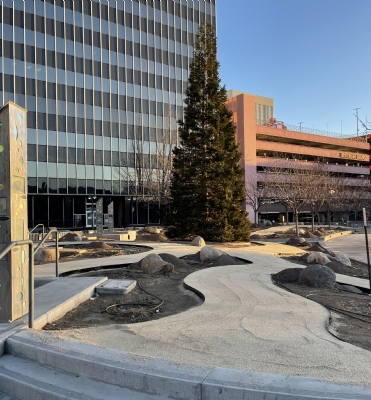 City updating landscaping for West Street Plaza and City Hall plaza